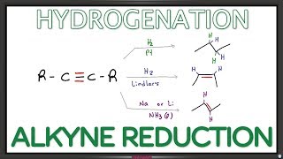 Alkyne Reduction  Hydrogenation Lindars catalyst Dissolving Metal Reduction  cistrans alkenes [upl. by Nanine]