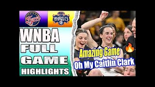 Indiana Fever vs Washington Mystics FULL GAME HIGHLIGHTS Caitlin Clark 30 HI Points Makes History� [upl. by Aleehs328]