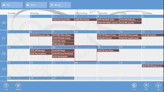 Windows 81 One Calendar app review [upl. by Wu167]