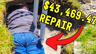 Customer SAVES Over 40000 on Plumbing REPAIR [upl. by Eyk]