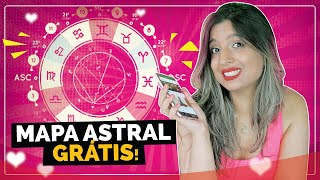 Como Fazer um MAPA ASTRAL COMPLETO e GRÁTIS Meu Aplicativo Favorito [upl. by Summons]