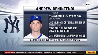 Reacting to Yankees trade for Andrew Benintendi [upl. by Oicafinob390]