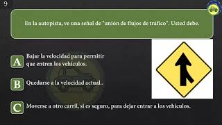 ACTUAL EXAMEN TEÓRICO 2024 para la LICENCIA DE CONDUCIR DMV EN ESPANOL 5 [upl. by Elisabeth]