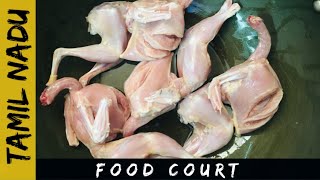 Quail Fry Recipe  காடை வறுவல்  Angry Bird Fry  Tamil Nadu Food Court kadaifry quailfry TNFC [upl. by Karna]