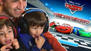 CARS RAYO MCQUEEN DISNEY JUNIOR Primeros Juegos de Autos de Carreras para niños Lightning Mcqueen [upl. by Airod]