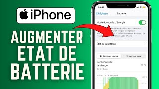 Comment Augmenter Letat De Sa Batterie Iphone  FACILE [upl. by Dnaletak]