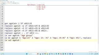 How to calculate category variable from quantitative variable [upl. by Refannej]