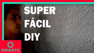 🤚Cómo hacer una TEXTURA muy FÁCIL con los dedos 🤞 DIY [upl. by Mario]