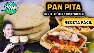 PAN PITA LA MEJOR RECETA QUE SIEMPRE HAGO EN CASA  PAN ARABE  Muve Flavors [upl. by Maren]