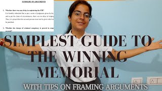 DRAFT A GOOD MOOT COURT MEMORIAL STEP BY STEP Format of a memorial Framing legal arguments [upl. by Sinoda1]