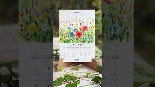 Paint a calendar wildflowers [upl. by Byrom]