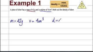 GCSE Maths Revision  Compound Measures 2  Density [upl. by Noremak]