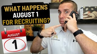 Recruiting is about to EXPLODE in August Plus The D1 Recruiting Calendar [upl. by Cinda]