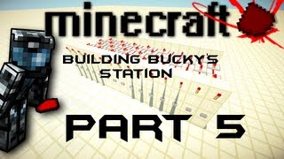 Minecraft Train Station REVAMPED tutorial for 147 Part 5  REMAKE [upl. by Lindemann]