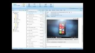 MailEnable Video Webmail  Embedded Youtube Player [upl. by Yelra]