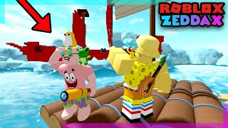 SPONSBOB DAN PETRIK MENCARI KAPAL HANTU  Roblox Sponsbob [upl. by Ilzel]