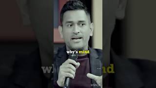 Mind the Most Powerful Thing  MS Dhoni  shorts Motivation [upl. by Etteniuqna]