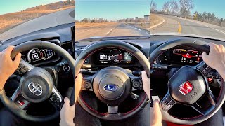 【比較動画】トヨタ GR86 vs スバル BRZ ／FRスポーツカー兄弟車対決 走りの違いをワインディングで比較検証 ECarLife with 五味やすたか [upl. by Letch]