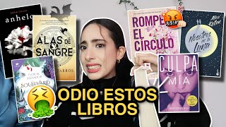 ODIO ESTOS LIBROS FAMOSOS DE BOOKTOK no merecen todo el hype [upl. by Akemad425]