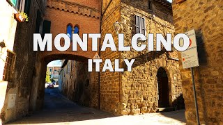 Montalcino Italy  Driving Tour 4K [upl. by Schaaff]