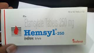 Hemsyl 250 MG Tablet  Uses Dosage Side Effects Price in hindi [upl. by Casi792]