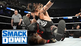 The Bloodline def The Street Profits to earn a title match SmackDown highlights July 26 2024 [upl. by Neraa]