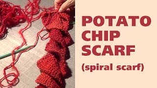 Potato Chip Scarf  Spiral Scarf [upl. by Brunella]