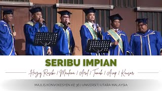 Live UUM  Seribu Impian  Haziq Rosebi Maulana Aril Tomok Acap Kausar Konvokesyen UUM Ke 36 [upl. by Tema]