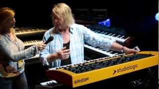 Studiologic Sledge on tour with keyboardist Geoff Downes from the band Yes [upl. by Eilyac]