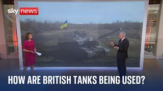 How are British Challenger 2 tanks being used by Ukraine [upl. by Remle737]