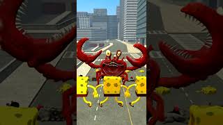 Omg  Zoochosis Infected Crab vs Spongebob SQUAREPANTS EXE Family in Garrys Mod  Who is Stronger [upl. by Ahsinod]