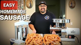 How To Make Sausage For Beginners  Easy Homemade Sausage [upl. by Norramic]