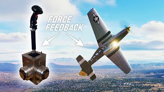 Flying Warbirds with a FORCE FEEDBACK Stick is Incredible  DCS  FFBeast [upl. by Neladgam]