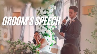 GROOMS SPEECH  JAMES [upl. by Euton]