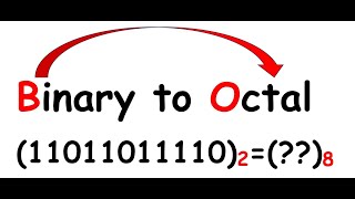 Binary to Octal how to convert [upl. by Rosenfeld]