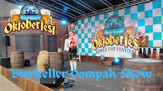 Bierkeller Oompah Show Oktoberfest 2023 at Alton Towers Resort [upl. by Kaja]