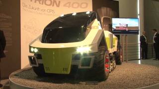 Claas Etrion 400 tractor of the future [upl. by Aleil]