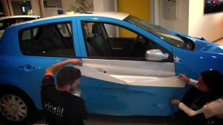 VINELITCAR WRAPPING RENAULT CLIO VINYL 3M VINELIT [upl. by Ailegave]