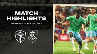 HIGHLIGHTS Real Salt Lake vs Seattle Sounders FC  May 15 2024 [upl. by Elimay]