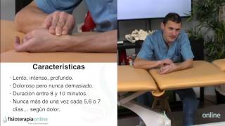 Automasaje de Cyriax para tendinitis de De Quervain [upl. by Nayk]