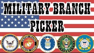 Military Branch Picker What Military Branch Should I Choose [upl. by Mclaurin405]