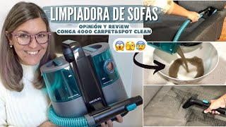 LIMPIADORA de SOFÁS Conga 4000 CarpetampSpot Clean CECOTEC LIMPIEZA de SOFÁS Opinión [upl. by Getter]