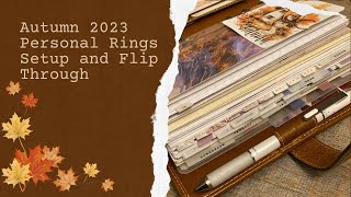 Autumn 2023 Planner Setup and Flip Through [upl. by Neelik]