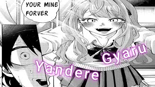 He Is Getting Stalked By A Yandere Gyaru And Doesnt Know Why  Manga Recap [upl. by Ativel381]