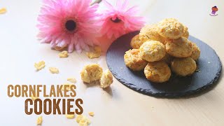 Cornflakes Cookies  How to Make Cornflakes Cookies  Cookies Recipe Cookomania [upl. by Kylander]