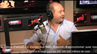 Cauet forcé à trinquer pour les 200 millions de vues  CCauet sur NRJ [upl. by Milli]