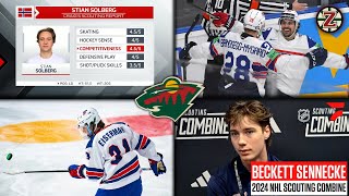 Minnesota Wild SELECT MBN Eiserman Sennecke Solberg  2024 NHL Draft FINAL Mock  Juddz Budz [upl. by Kania]