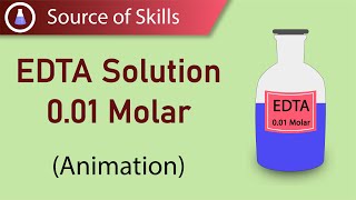 EDTA Solution 001 molar  edta indicator preparation edta solution preparation and standardization [upl. by Aikkan]