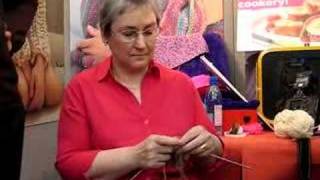 Worlds Fastest Knitter Hazel Tindall [upl. by Llovera]