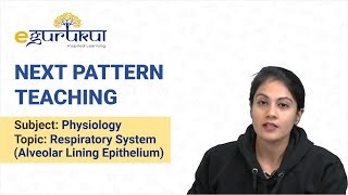 Respiratory System Alveolar Lining Epithelium  1st Proff  DBMCI NEXT pattern videos [upl. by Kcire]